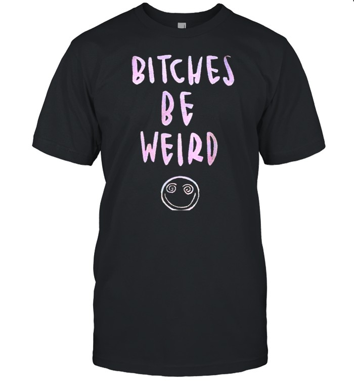 Biches Be Weird Bright Pink Font shirt Classic Men's T-shirt