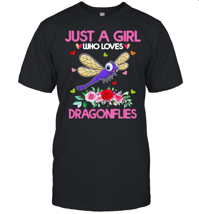 Just A Girl Who Loves Dragonflies  Classic Men's T-shirt