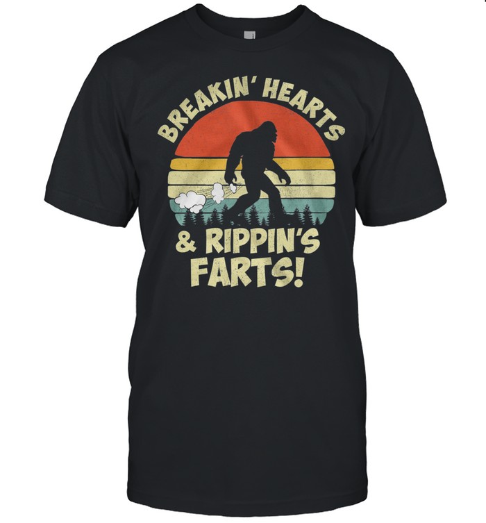 Breakin' Hearts And Ripping Farts Vintage Retro shirt