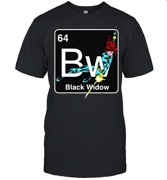 Marvel Avengers Black Widow Element T-shirt Classic Men's T-shirt