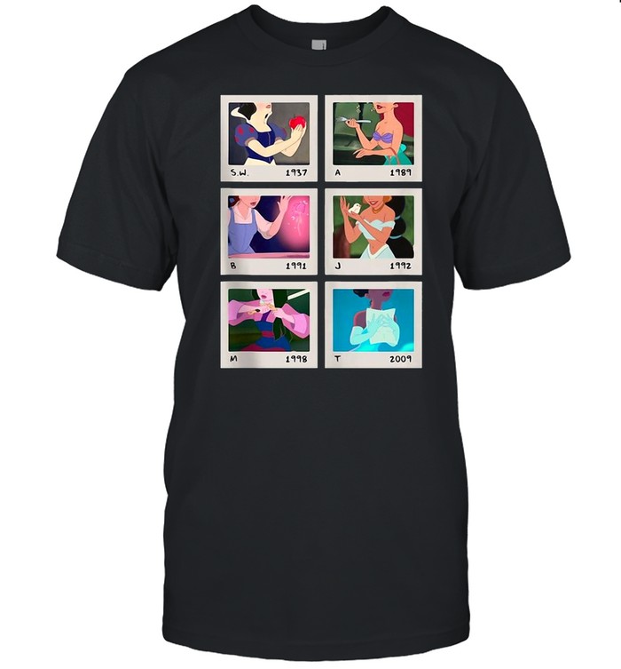 Princess Polaroid Photo Grid T-shirts