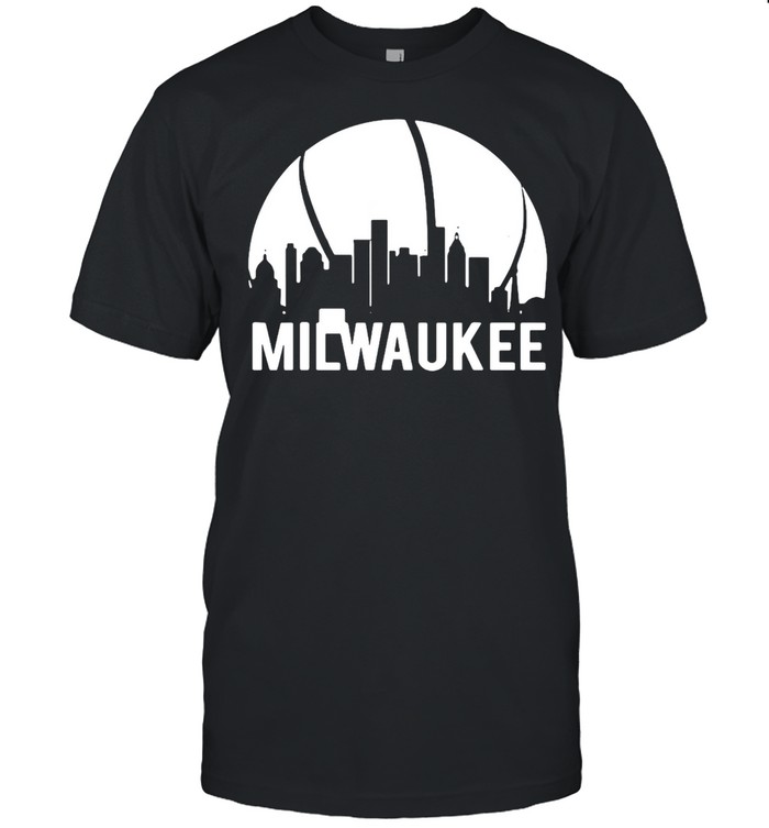 Milwaukees Basketballs B-Balls Citys Wisconsins States Vintages T-shirts
