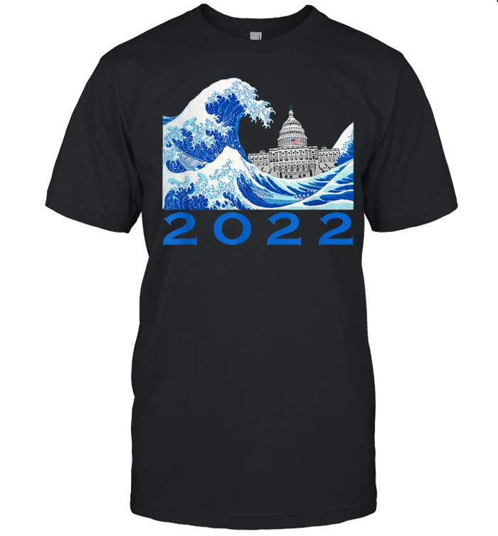 A Wave of Blue in 22 2022 US Midterm Election Vote Democrat shirts