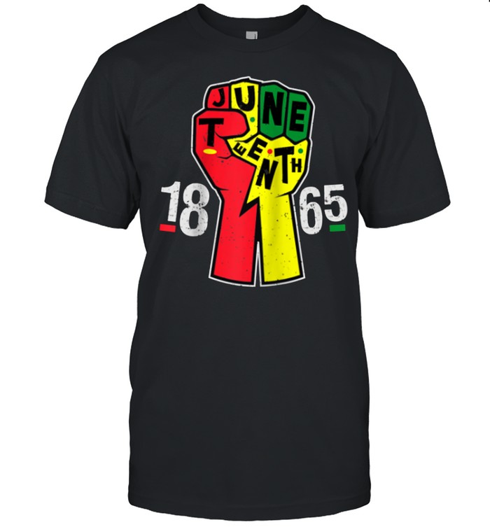 Juneteenth 1865 Black King Black Power Black History Month shirt