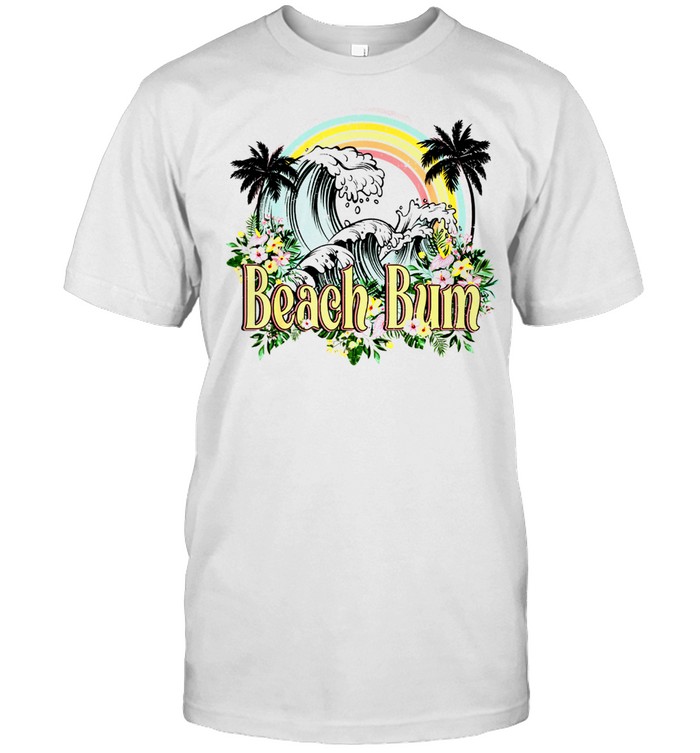 Vintage Retro Beach Bum Tropical Summer Vacation shirts