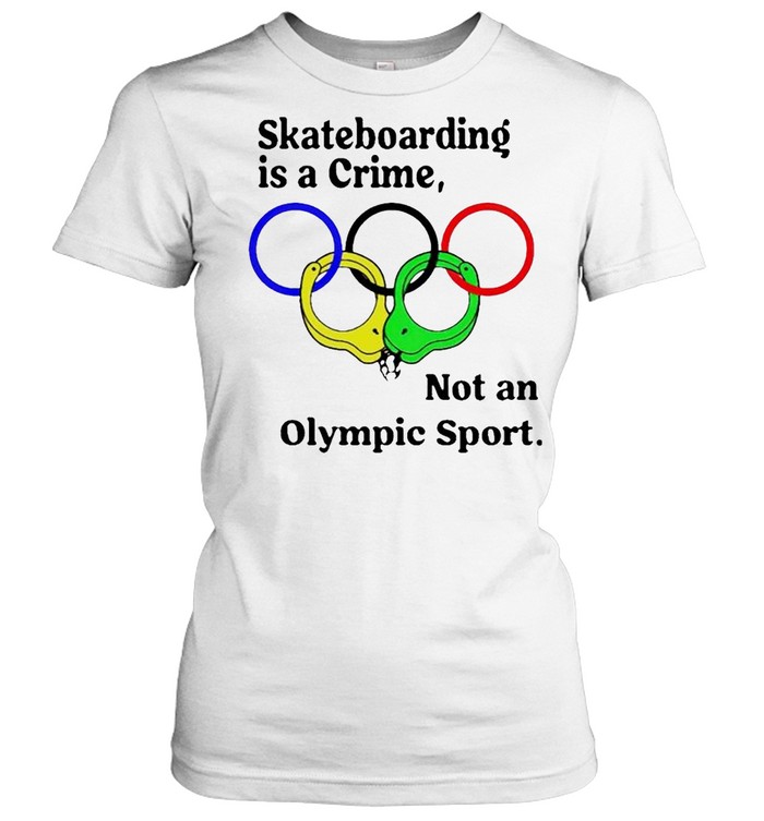 skateboarding crime shirt