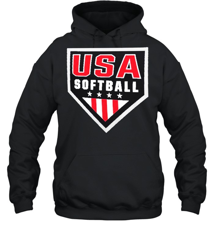 USA Softball Primary Logo shirt Unisex Hoodie