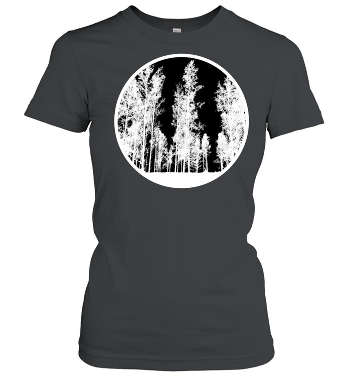 Vintage Tree Earth Modern Symbol shirt Classic Women's T-shirt
