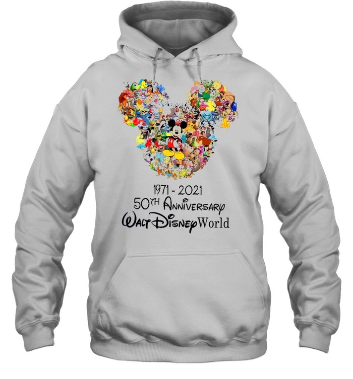 1971 2021 50th anniversary walt disney world shirt Unisex Hoodie