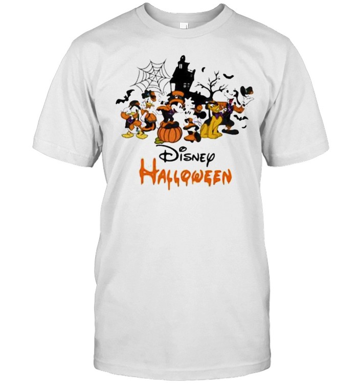 Disney halloween pumpkin mickey minnie donald duck shirt Classic Men's T-shirt Disney halloween pumpkin mickey minnie donald duck shirt Classic Men's T-shirt