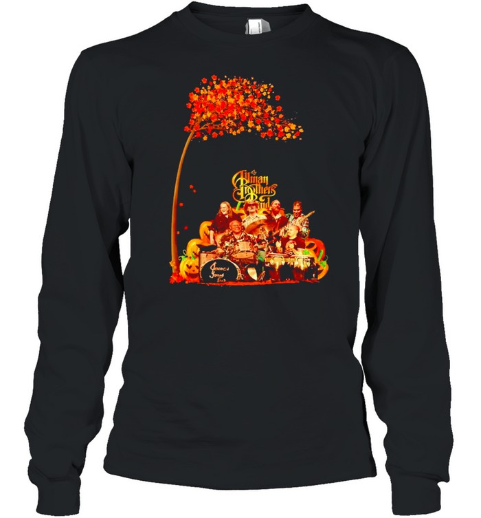 Allman Brothers Band Autumn Halloween shirt Long Sleeved T-shirt