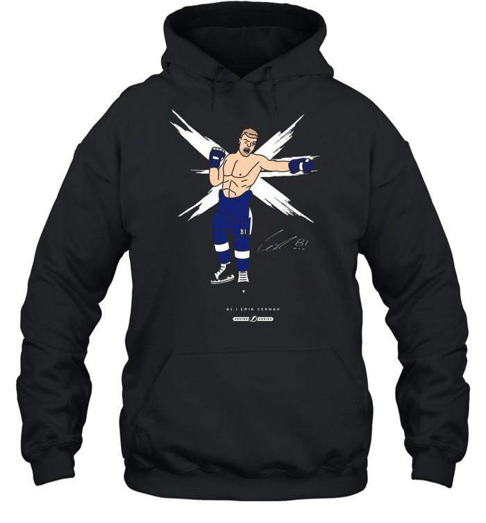 Erik Cernak Lightning Poster Series Tee shirt, hoodie, sweater, long sleeve  and tank top