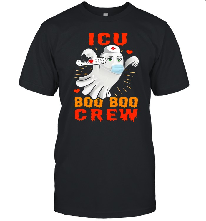 ICU Boo Boo Crew Ghost Halloween Cute T-shirts