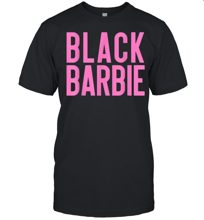 Black Barbie Pink Text T- Classic Men's T-shirt