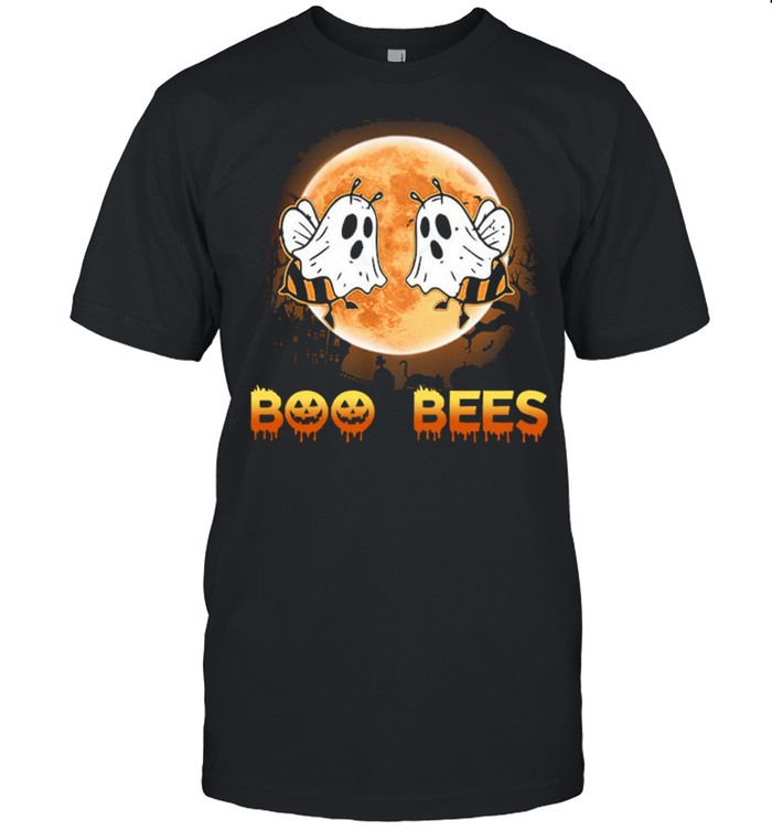 Boo Bees Ghost Moon Halloween shirt Classic Men's T-shirt