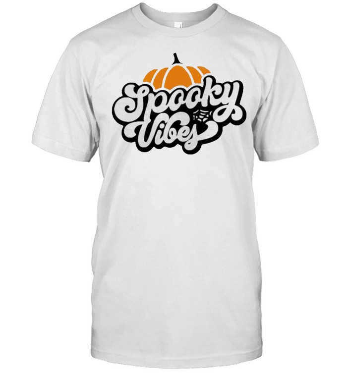 Spooky Vibes pumpkin Halloween shirt