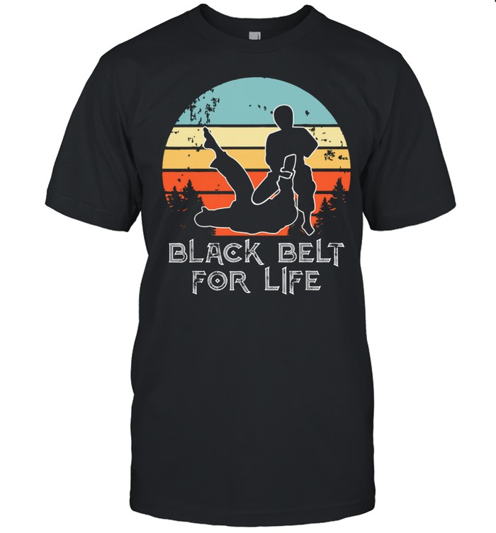 Judo Black Belt For Life Vintage Retro shirt Classic Men's T-shirt