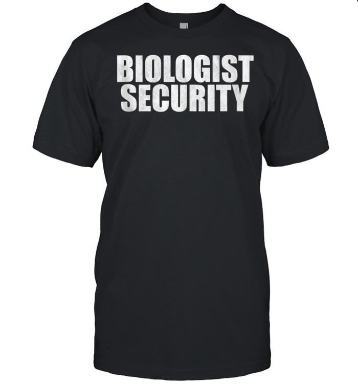 Biologist Security Trick or Treating Halloween Costume shirt Classic Men's T-shirt