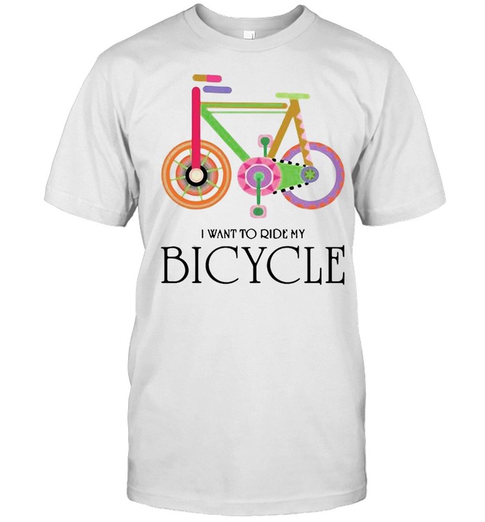 I Want To Ride My Bicycle T-shirt Classic Men's T-shirt