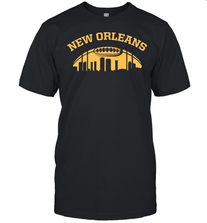 New Orleans Skyline Football t-shirts