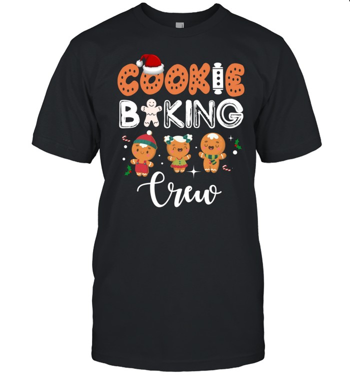 Cookie Baking Crew Christmas Gingerbread Team shirt