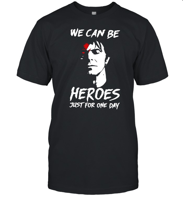 We Can Be Heroes Just For One Day Halloween T-shirt Classic Men's T-shirt