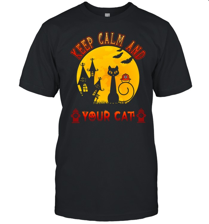 Keep calm and your cat shirt Classic Men's T-shirt