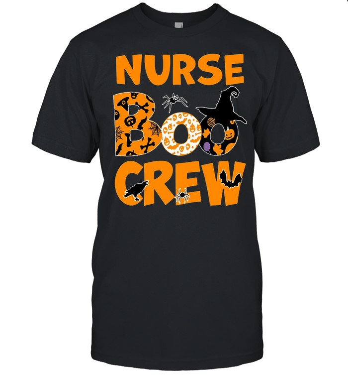 Halloween Nurse Boo Crew Witch T-shirts