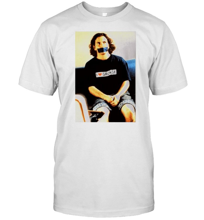 As Worn By Eddie Vedder I love grunge shirt Classic Men's T-shirt