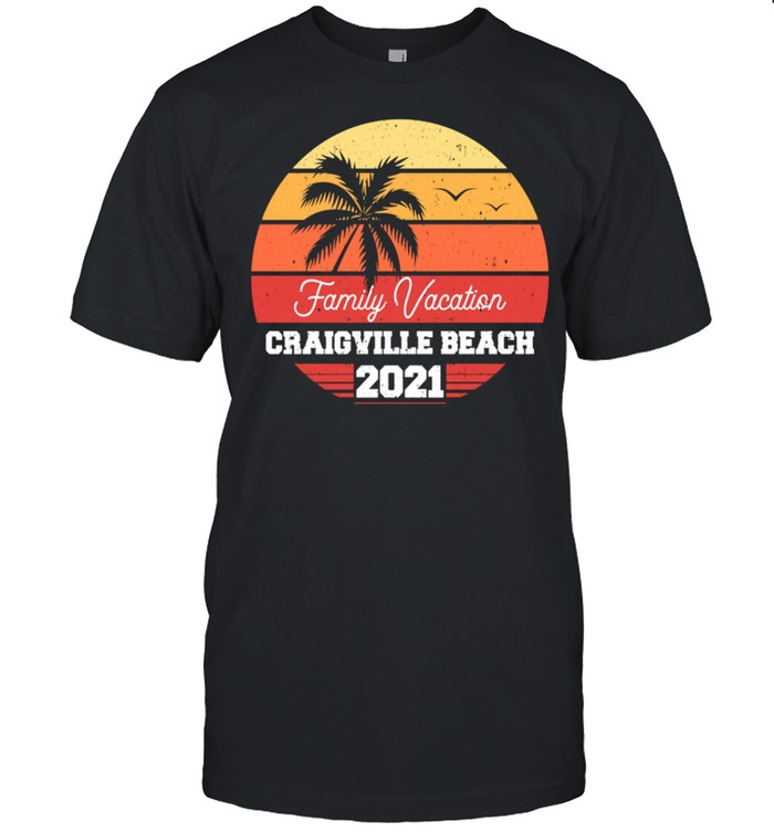 Craigvilles Beachs Familys Vacations 2021s Retros Groups Matchings shirts