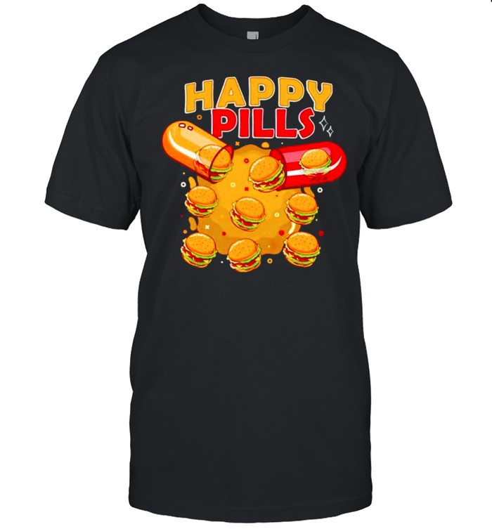 Happy Pills Burger shirt Classic Men's T-shirt
