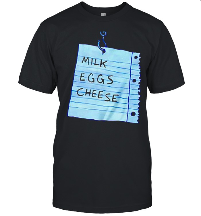 Milk eggs cheese floating shopping shirt Classic Men's T-shirt