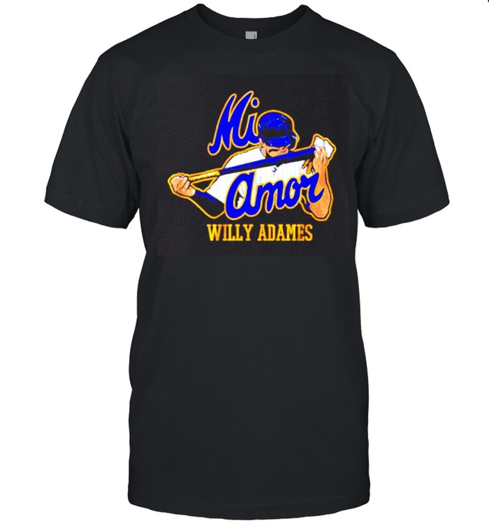 Willys Adamess Mis Amors Milwaukees Brewerss shirts