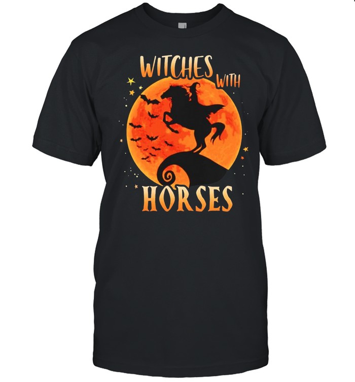Witches with horse Halloween shirt Classic Men's T-shirt
