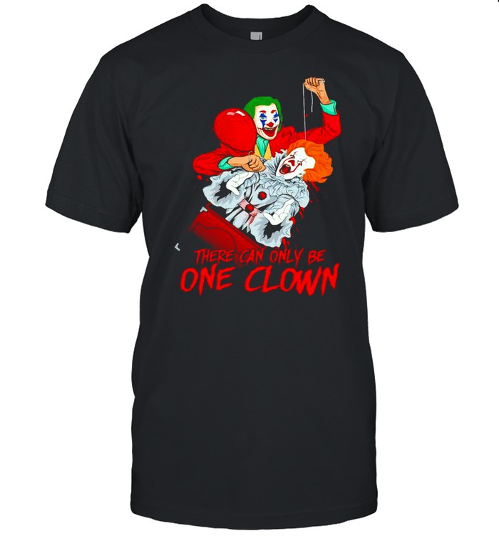 Joker there can be only one clown Pennywise shirt Classic Men's T-shirt