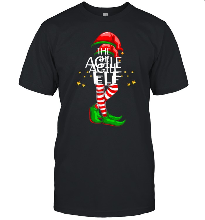 The Agile Elf Matching Family Group Christmas Party PJ shirt Classic Men's T-shirt