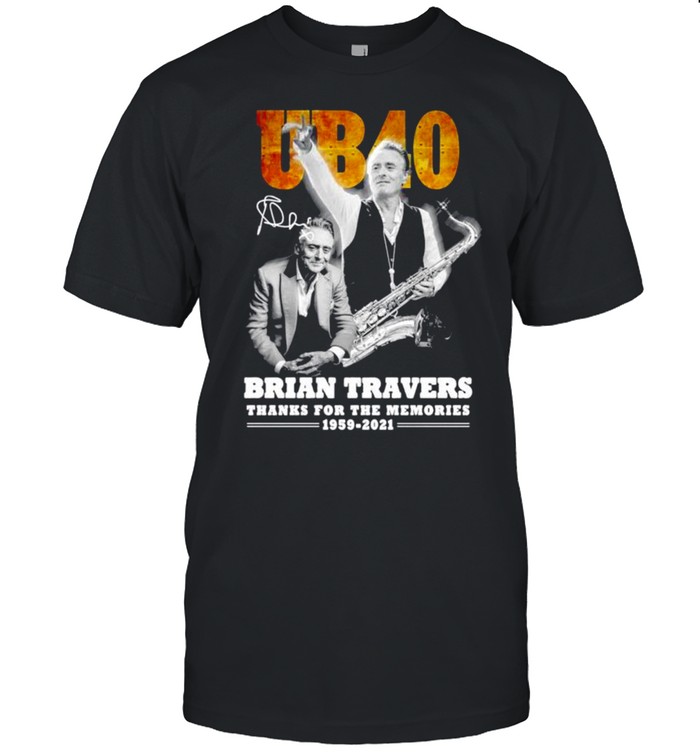UB40 Brian Travers signature thanks for the memories shirt Classic Men's T-shirt