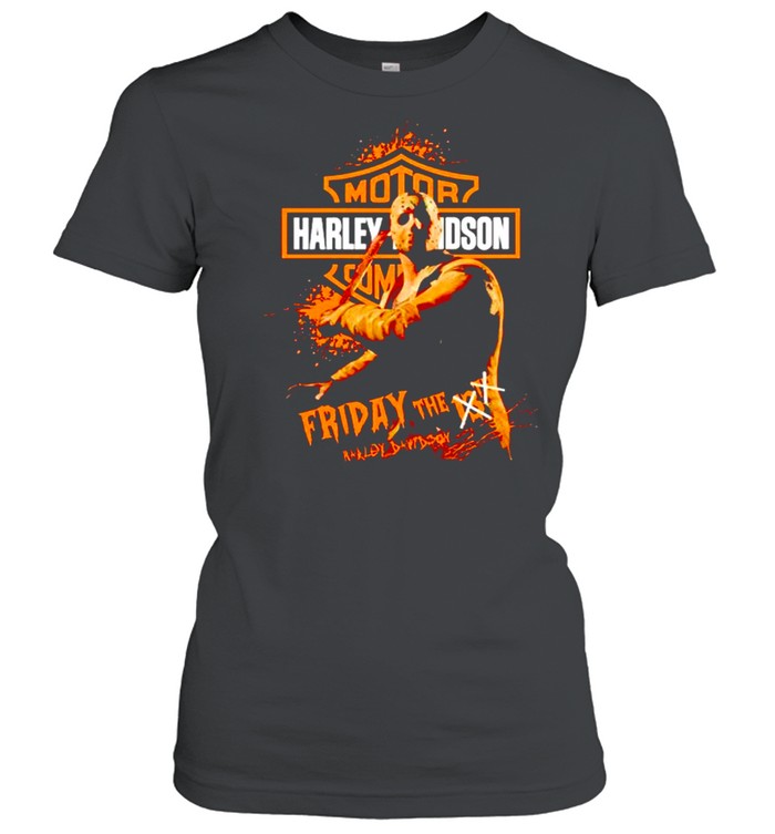 Jason Voorhees Harley-Davidson friday the 13th shirt Classic Women's T-shirt