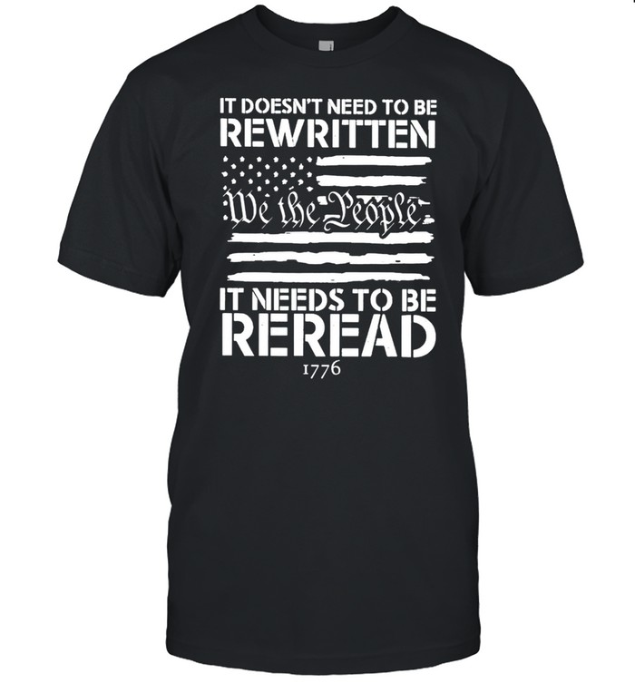 It doesn’t need to be rewritten Classic Men's T-shirt