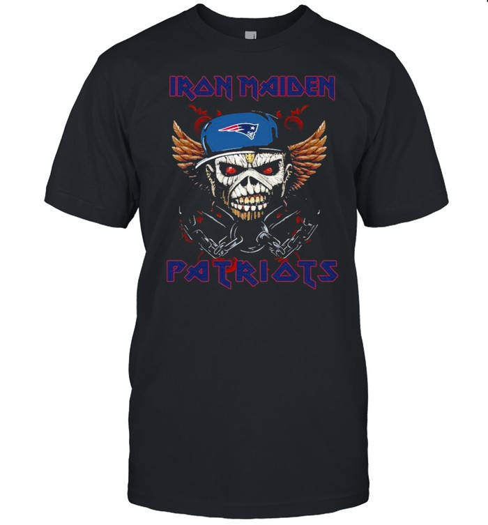 Iron Maiden Skull New England Patriots Shirts