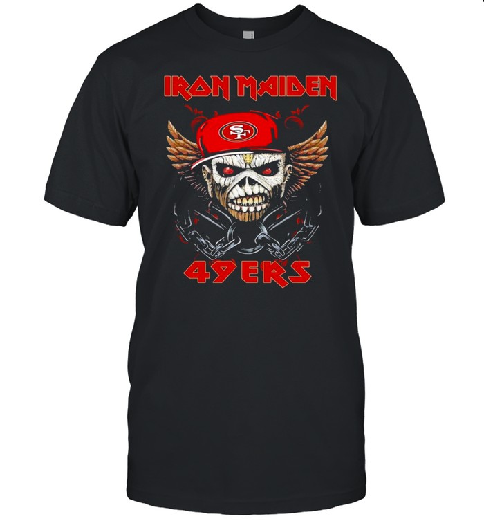 Iron Maiden Skull San Francisco 49ers  Classic Men's T-shirt