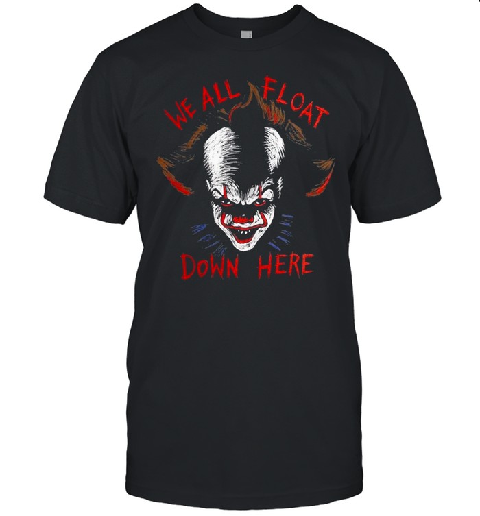 It Pennywise We All Float Down Here Halloween Clown T-shirt Classic Men's T-shirt