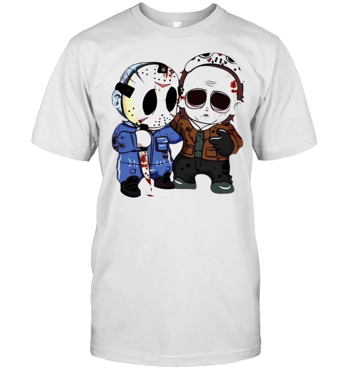 Jason Voorhees and Michael Myers friends shirts