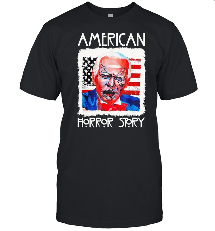 American Zombie story Halloween Usa flag shirt Classic Men's T-shirt