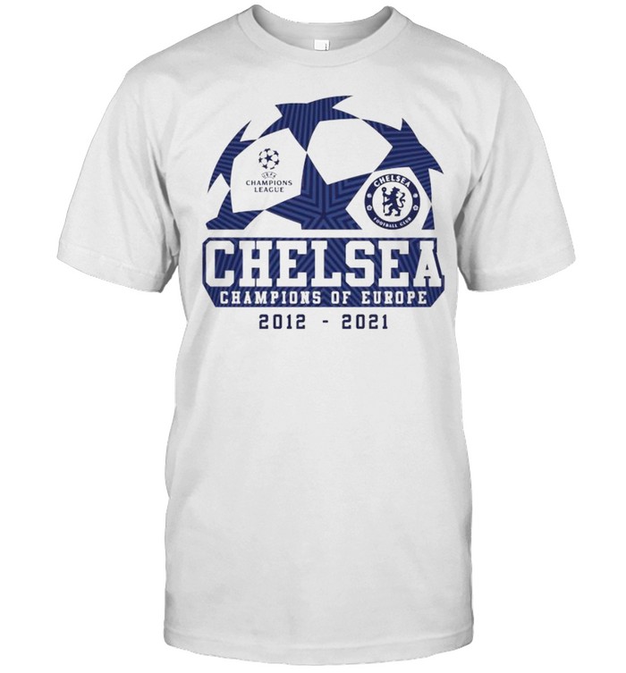 Chelsea UEFA 2021 champions of Europe shirt