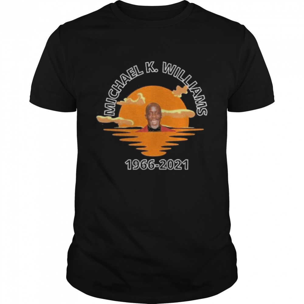 Michael K. Williams 1966 2021 essentiel sunset shirt Classic Men's T-shirt