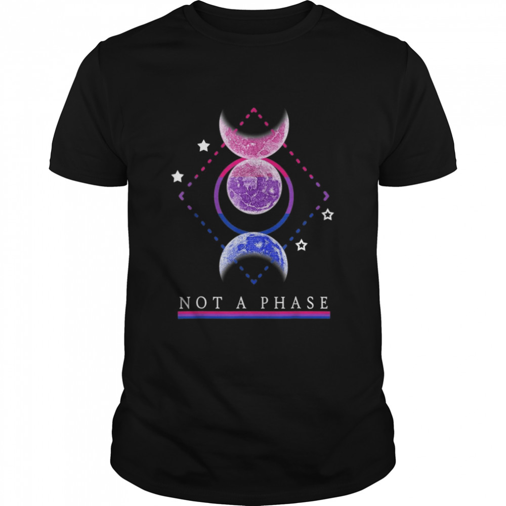 Nots as Phases Moons Bisexuals Flags Clothess Prouds Bis Prides shirts