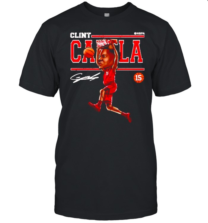 Atlanta Hawks Clint Capela cartoon signature shirt