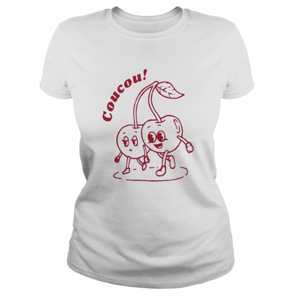 Coucou cherry fine shirt Classic Women's T-shirt