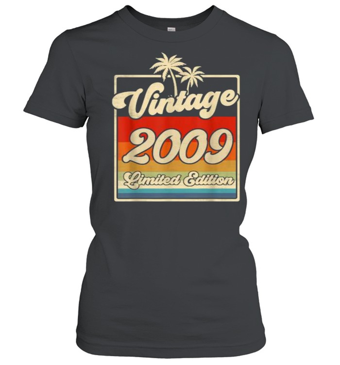 Vintage 2009 12th Birthday  Limited Edition 12 Year Old T- Classic Women's T-shirt